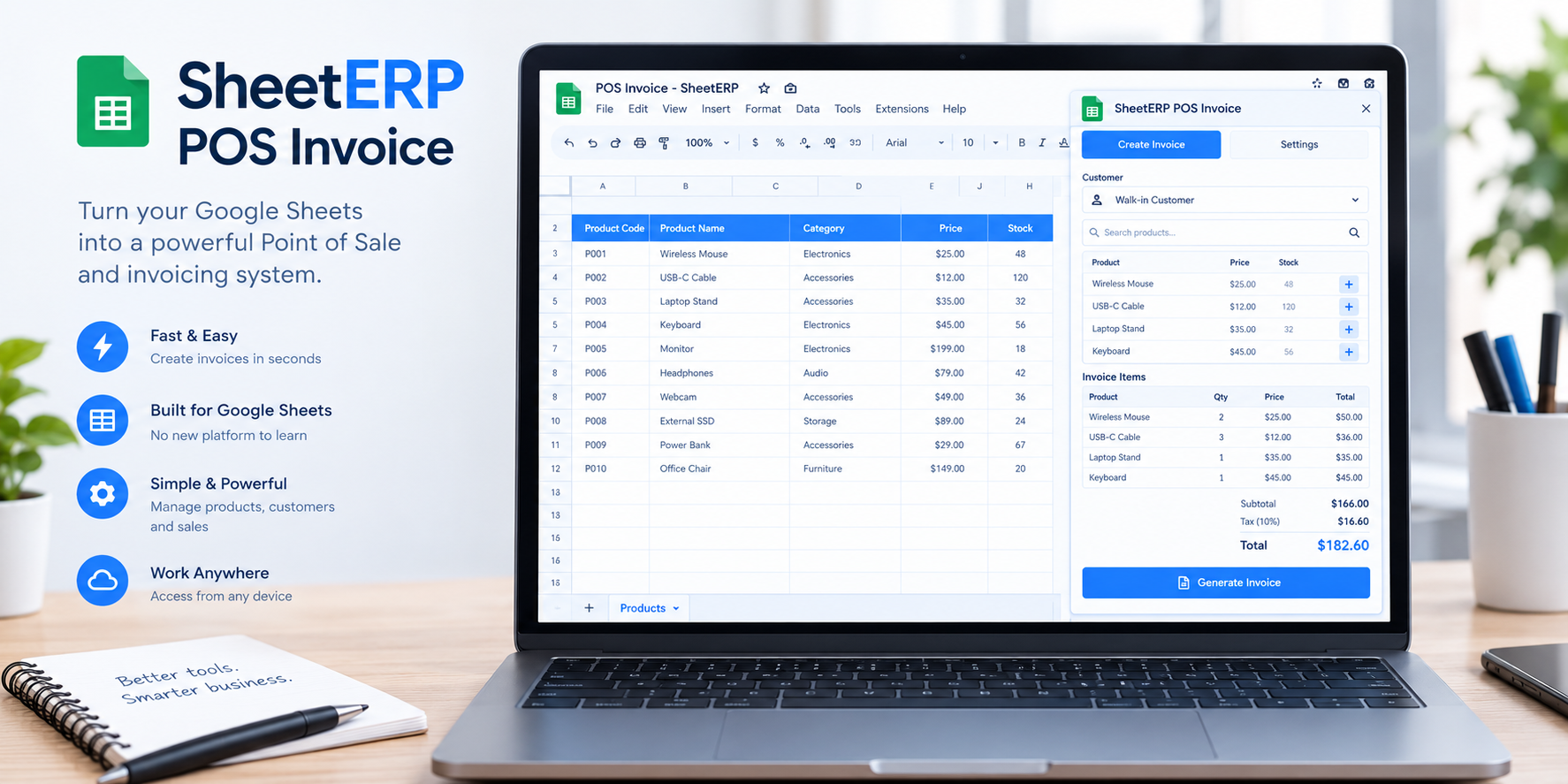 SheetERP POS Invoice